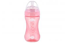Дитяча Антиколікова пляшечка Nuvita NV6032 Mimic Cool 250мл рожева