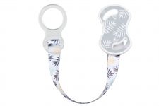 Тримач пустушки Nuvita NV6070 з кільцем сірий