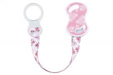 Тримач пустушки Nuvita NV6070 з кільцем рожевий