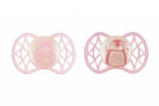 Пустушка Nuvita NV7066 Air55 Explorer ортодонтична 0m+, світиться у темряві (ведмідь, пінгвін) 2шт