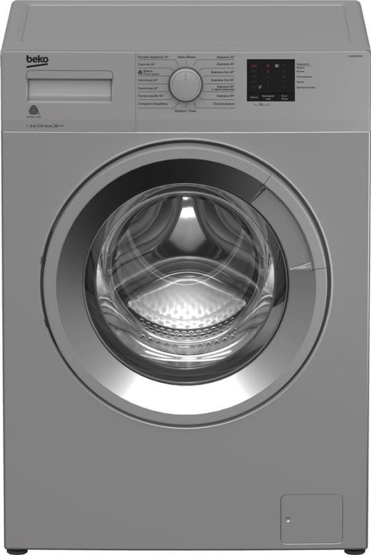 Пральна машина з фронт. зав. BEKO WUE6511XSS, 6кг, 1000, A+++, 42см, Дисплей, Сірий