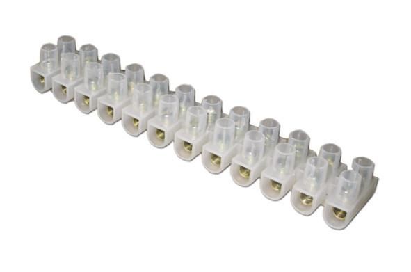 Клемна колодка DKC 12p, 110°С, 450V, 24A, 2,5кв.мм., поліамід 6.6