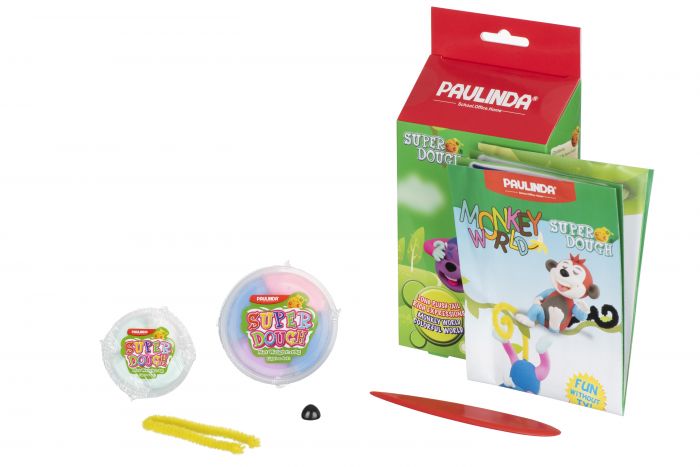 Маса для ліплення Paulinda Super Dough Monkey World мавпа PL-081537-2