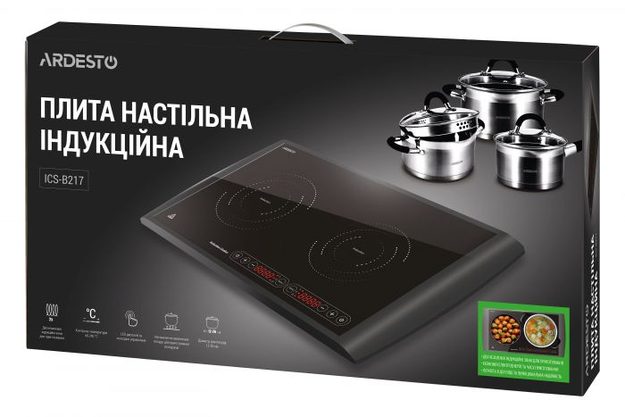 Індукційна електроплитка Ardesto ICS-B217