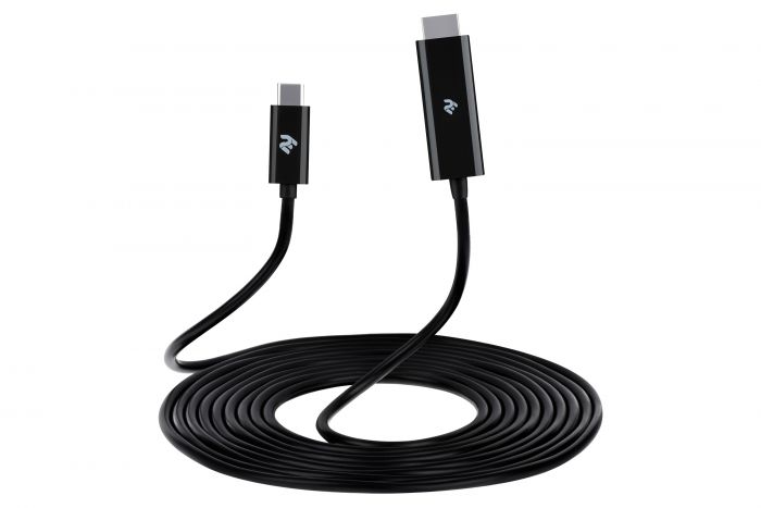 Кабель 2Е Type-C - HDMI (AM/AM), black, 1.8m