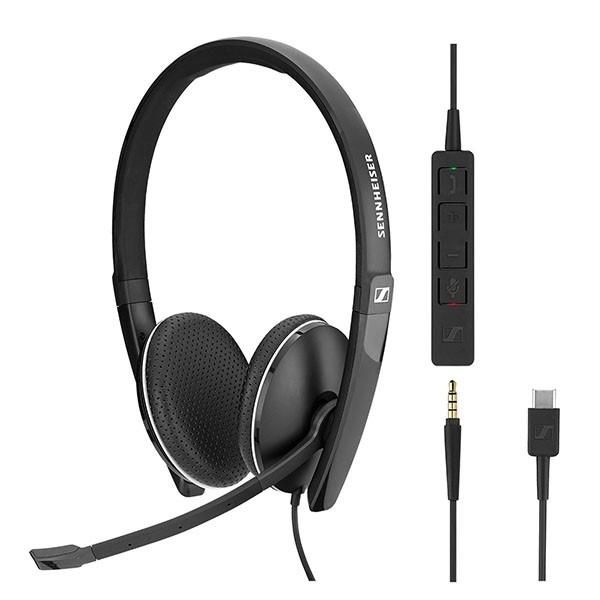 Гарнітура Sennheiser SC 165 USB-C / 3.5mm