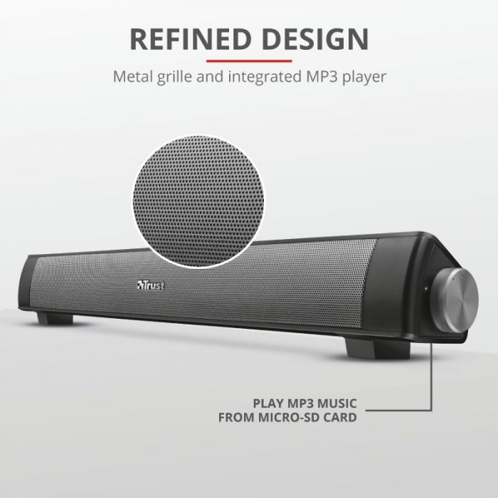 Акустична система (Звукова панель) Trust Lino Bluetooth BLACK