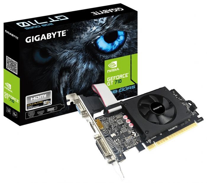 Відеокарта GIGABYTE GeForce GT 710 2GB GDDR5 low profile