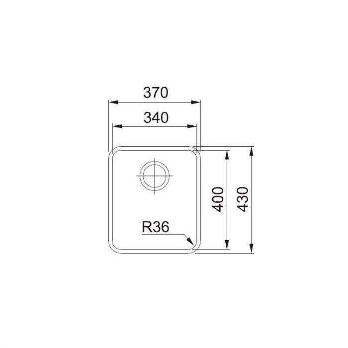 Кухонні мийки Franke Aton ANX 110-34 /122.0204.647