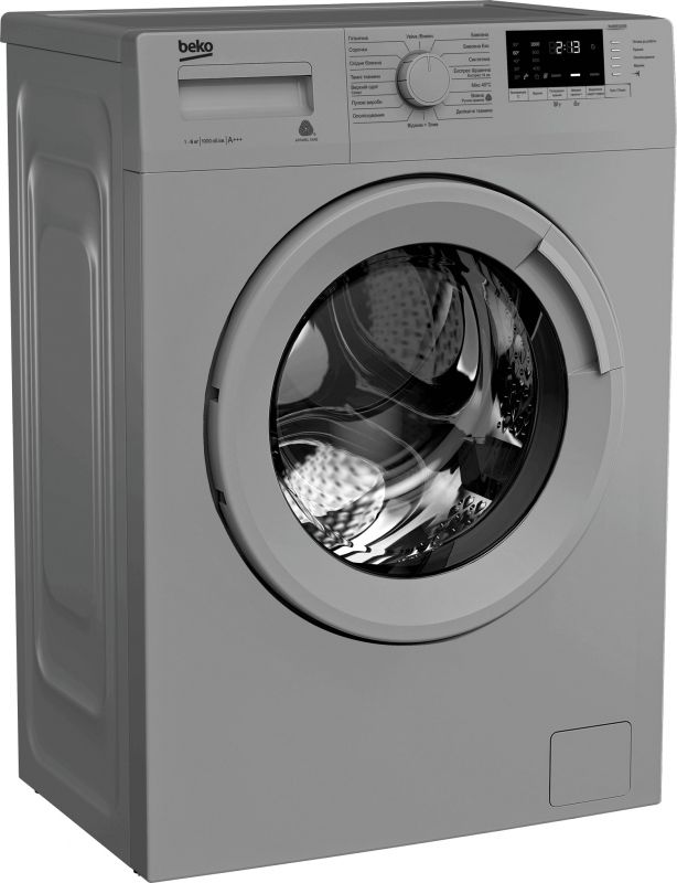 Пральна машина з фронт. зав. BEKO WUE6512XSS, 6кг, 1000, A+++, 42см, Дисплей, Сірий
