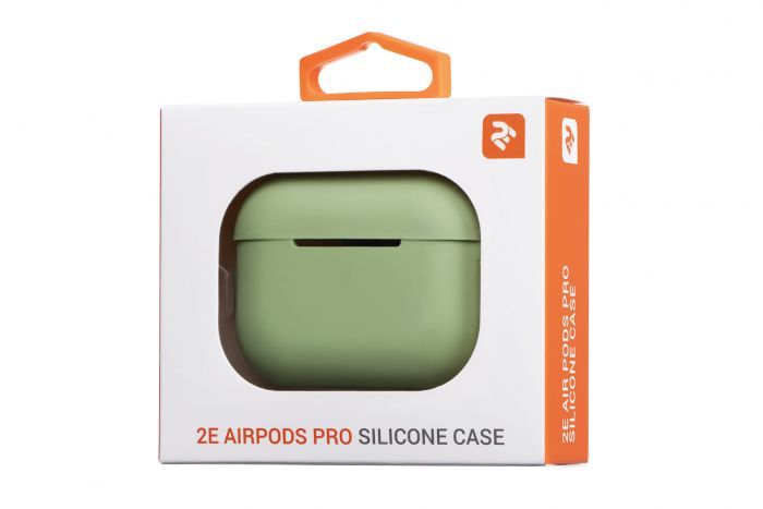 Чохол 2Е для Apple AirPods Pro, Pure Color Silicone (2.5mm) , Light green