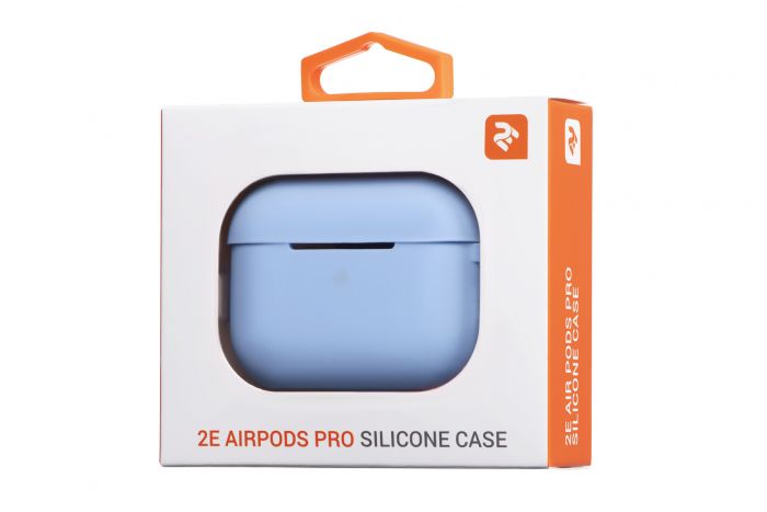 Чохол 2Е для Apple AirPods Pro, Pure Color Silicone (2.5mm) , Sky blue