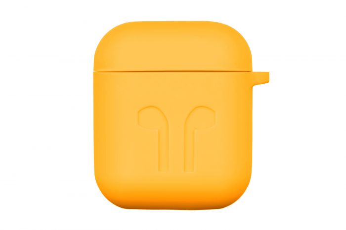 Чохол 2Е для Apple AirPods, Pure Color Silicone Imprint (1.5mm), Yellow