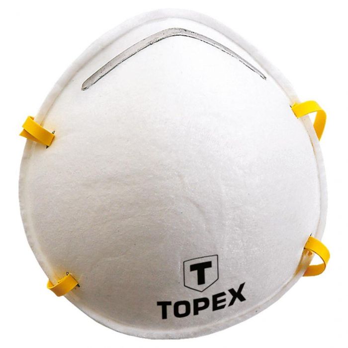 Маска захисна TOPEX, протипилова напівмаска, маркування FFP2, 5 шт.