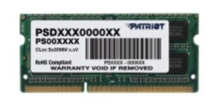 Пам'ять  ноутбука Patriot DDR3 4GB 1600 1.35V