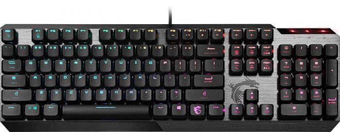 Геймерська клавiатура MSI Vigor GK50 LOW PROFILE UA S11-04UA204-GA7