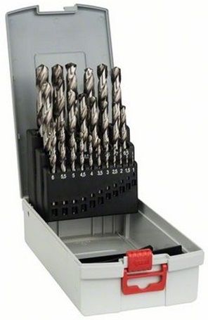 Свердла по металу Bosch HSS-G ProBox, набір 25 шт. 1-13мм (крок 0.5)