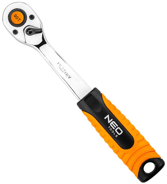 Ключ Neo трещеточний 1/4 ", 90 зубців