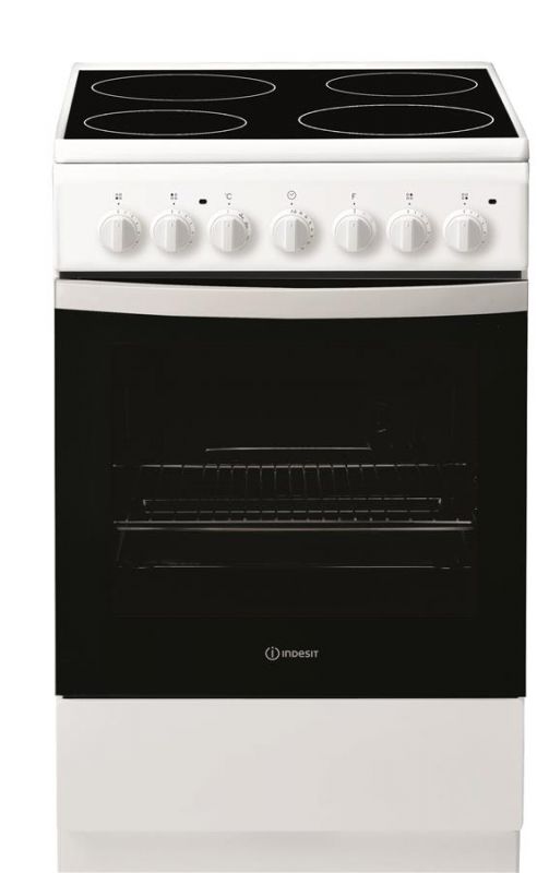 Плита склокерамічна Indesit IS5V4PHW/E, 50х60см, 61л , Гриль, Білий
