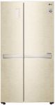 Холодильник SBS LG GC-B247SEDC, 179х74х91см, 2 дв., Холод.відд. - 406л, Мороз. відд. - 220л, A+, NF, Лінійний, Зона свіжості, Зовнішн. диспл., Бежевий