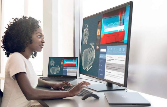Монітор LCD 43" DELL U4320Q HDMI, DP, USB-C, IPS, 3840x2160, 96%sRGB