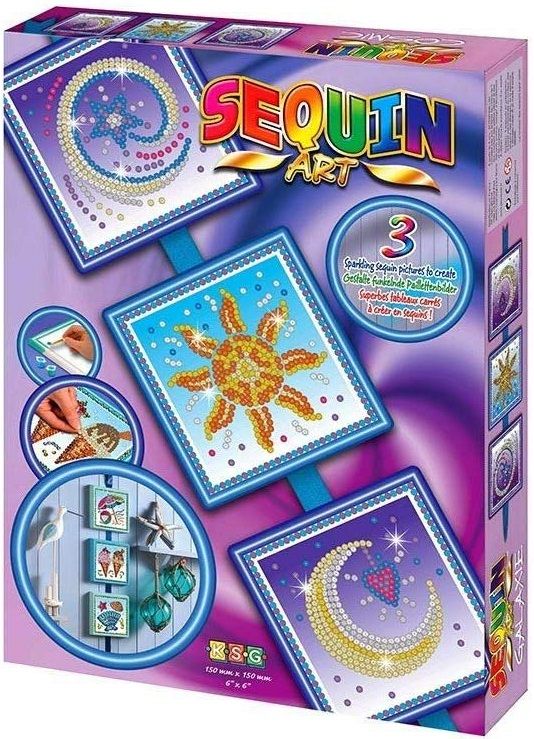 Набір для творчості Sequin Art SEASONS Космос, Сонце, Місяць і зірки SA1511