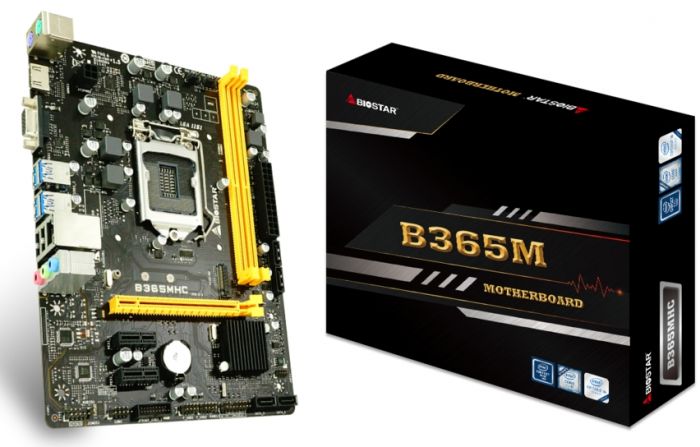Материнська плата Biostar B365MHC s1151 B365 2xDDR4 HDMI-VGA mATX