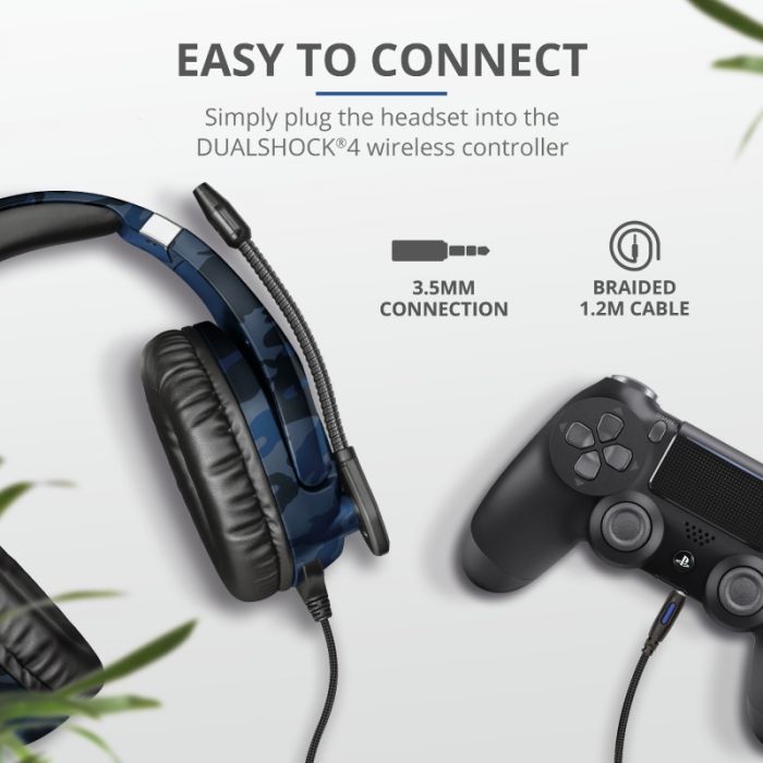 Гарнітура Trust GXT 488 Forze-G для PS4 Blue