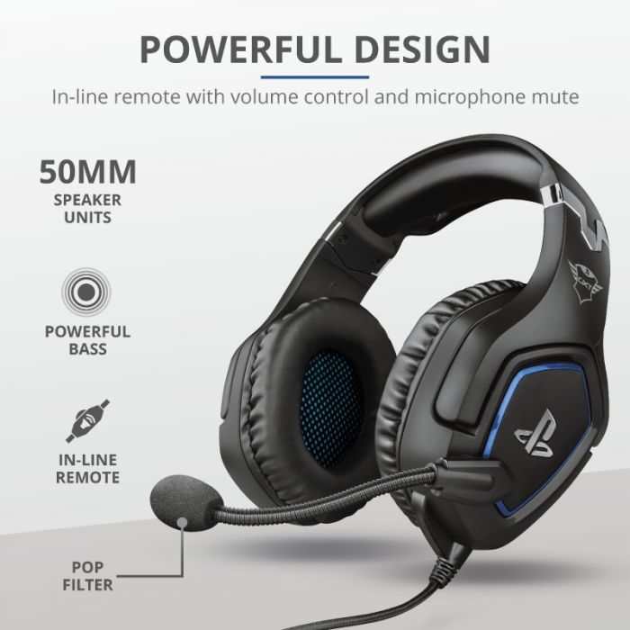 Гарнітура Trust GXT 488 Forze-G для PS4 Black