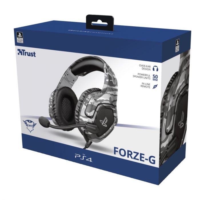 Гарнітура Trust GXT 488 Forze-G для PS4 Grey