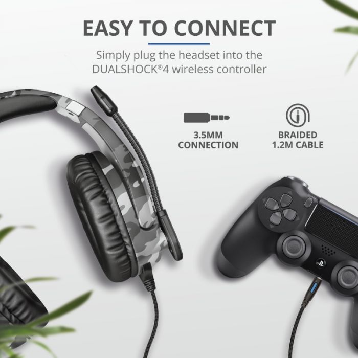 Гарнітура Trust GXT 488 Forze-G для PS4 Grey