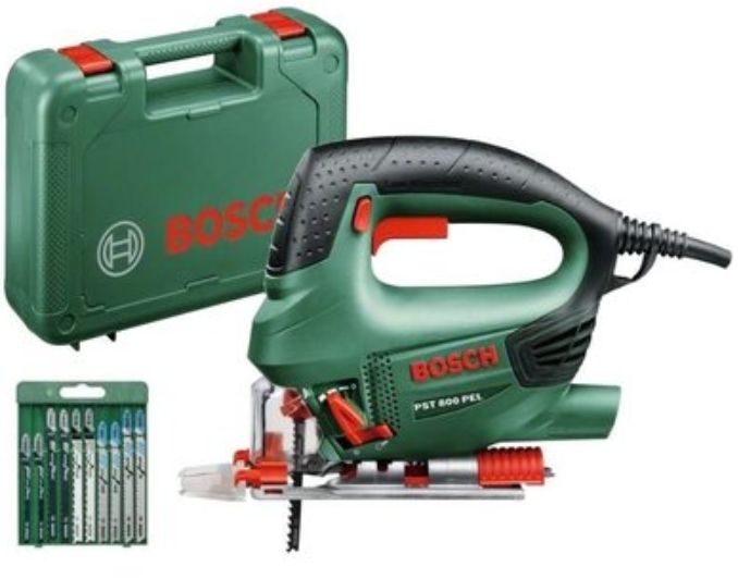 Лобзик Bosch PST 800 PEL, 530Вт, 2 кг, з набором пилок