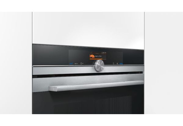 Вбудовувана електрична духова шафа Siemens HB636GBS1- Ш-60см/13 реж/71 л./А+/диспл/нерж.