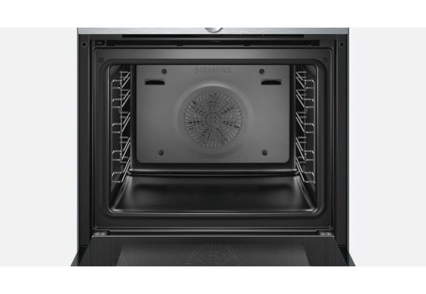 Вбудовувана електрична духова шафа Siemens HB636GBS1- Ш-60см/13 реж/71 л./А+/диспл/нерж.