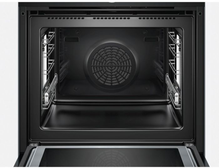 Вбудовувана духова шафа з мікрохвильовим режимом та ф-ю пари Bosch HNG6764B6 - Ш-60см/67 л./диспл/чорний