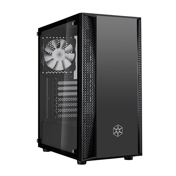 Корпус SilverStone FARA FAB1B-RGB,MidT,USB 3.0x2,USB 2.0x1,2x120мм RGB,скло(бічна панель),без БЖ,чорний