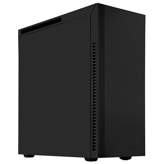 Корпус SilverStone KUBLAI KL07B,MidT, USB3.0x2, Type-Cx1, 3x140мм, шумоізоляція, без БЖ, чорний