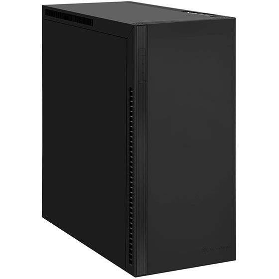 Корпус SilverStone KUBLAI KL07B,MidT, USB3.0x2, Type-Cx1, 3x140мм, шумоізоляція, без БЖ, чорний
