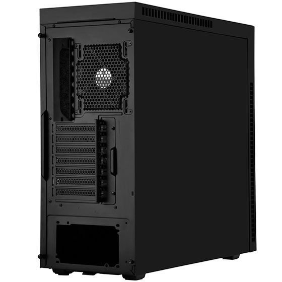 Корпус SilverStone KUBLAI KL07B,MidT, USB3.0x2, Type-Cx1, 3x140мм, шумоізоляція, без БЖ, чорний