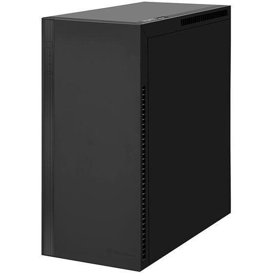 Корпус SilverStone KUBLAI KL07B,MidT, USB3.0x2, Type-Cx1, 3x140мм, шумоізоляція, без БЖ, чорний