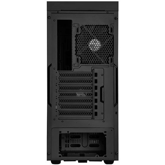 Корпус SilverStone KUBLAI KL07B,MidT, USB3.0x2, Type-Cx1, 3x140мм, шумоізоляція, без БЖ, чорний