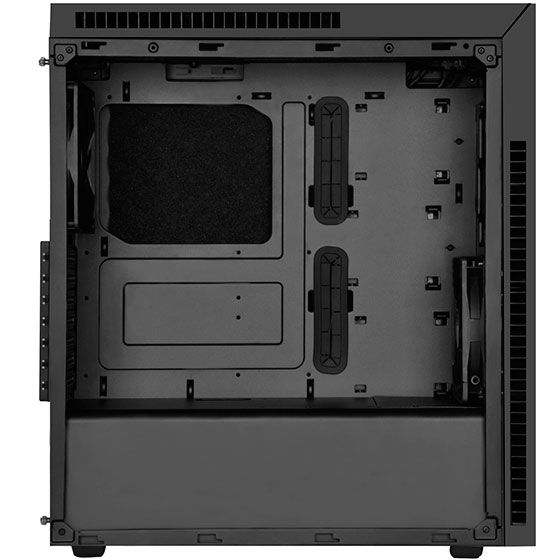 Корпус SilverStone KUBLAI KL07B,MidT, USB3.0x2, Type-Cx1, 3x140мм, шумоізоляція, без БЖ, чорний