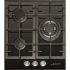Варильна поверхня газова Kaiser KCG4384Turbo -Шx45см./3конф/скло/WOK/чугун/чорний