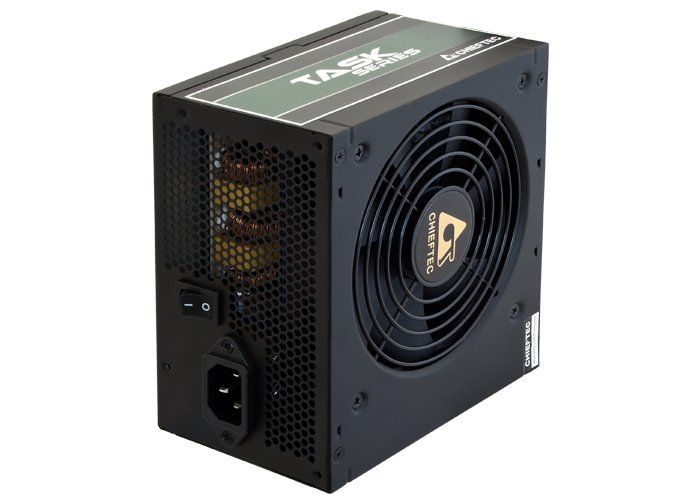 Блок живлення CHIEFTEC Task  (500W), >85%, 80+ Bronze, 120мм, 1xMB 24pin(20+4), 1xCPU 8pin(4+4), 3xMolex, 5xSATA, 1xPCIe 8pin(6+2)