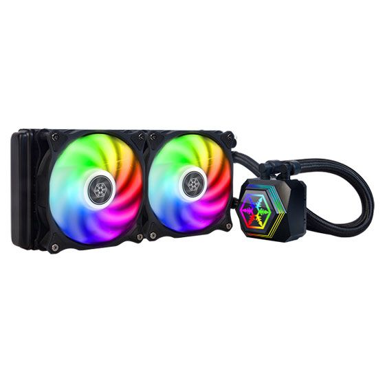 Система рідинного охолодження SilverStone Perma FROST Premium 240 ARGB,775, 115x,1366,2011,2066,FM1(2),AM3(+),AM2(+),AM4,2х120мм