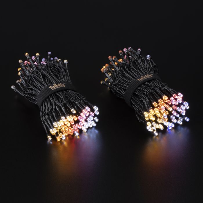Smart LED Гірлянда Twinkly  Strings AWW 250, Gen II, IP44, довжина 20м,кабель чорний