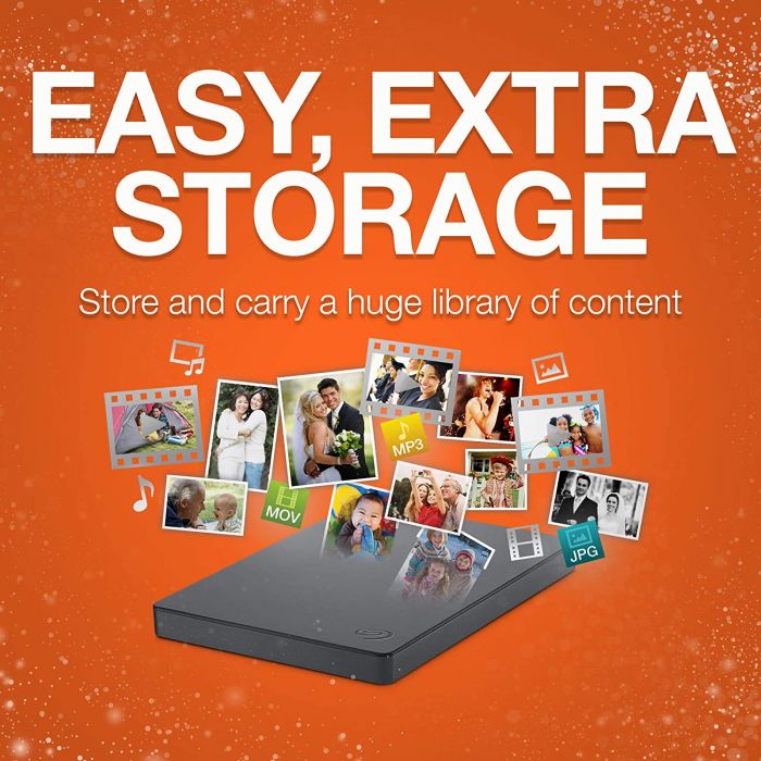 Портативний жорсткий диск Seagate 1TB USB 3.0 Basic Gray