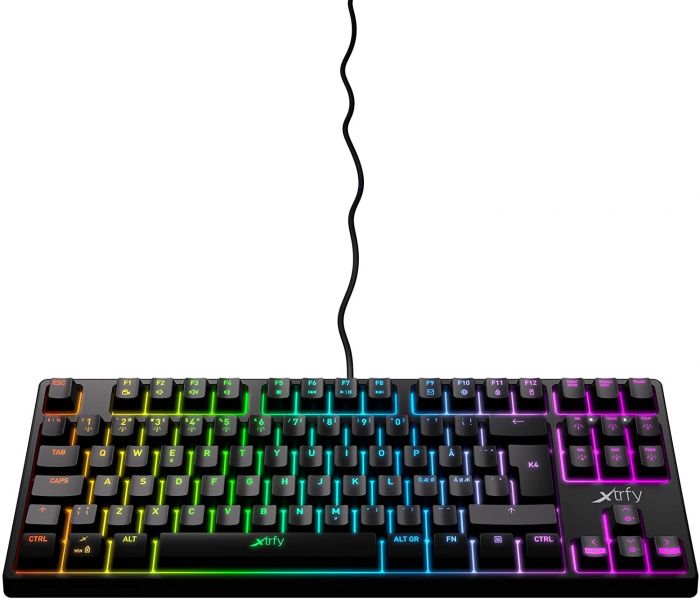 Клавіатура Xtrfy K4 TKL RGB Kailh Red RU