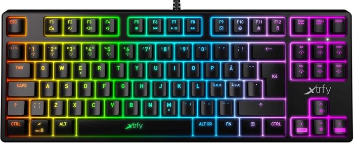 Клавіатура Xtrfy K4 TKL RGB Kailh Red RU