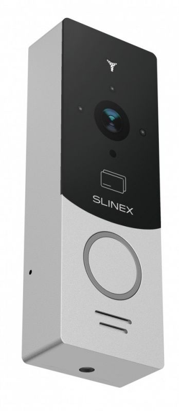 Панель виклику Slinex ML-20CRHD, персональна, 2MP, 115 градусів, безконтактна картка, сріблястий чорний